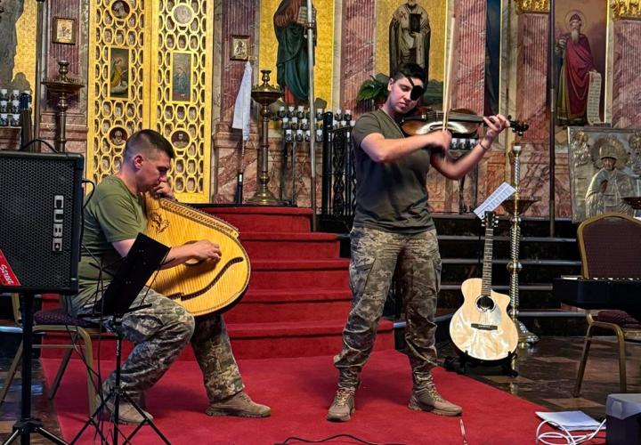Ukrainian veterans concert. In Philadelphia, a performance by the Ukrainian Armed Forces musical band took place before an American audience